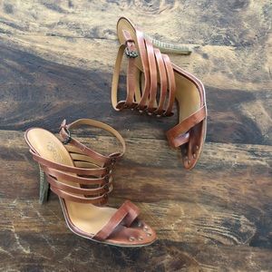 Nine West Vintage America ankle strap heels